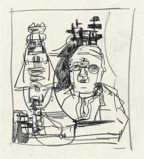 David Carr - Sketch book of man and machine studies