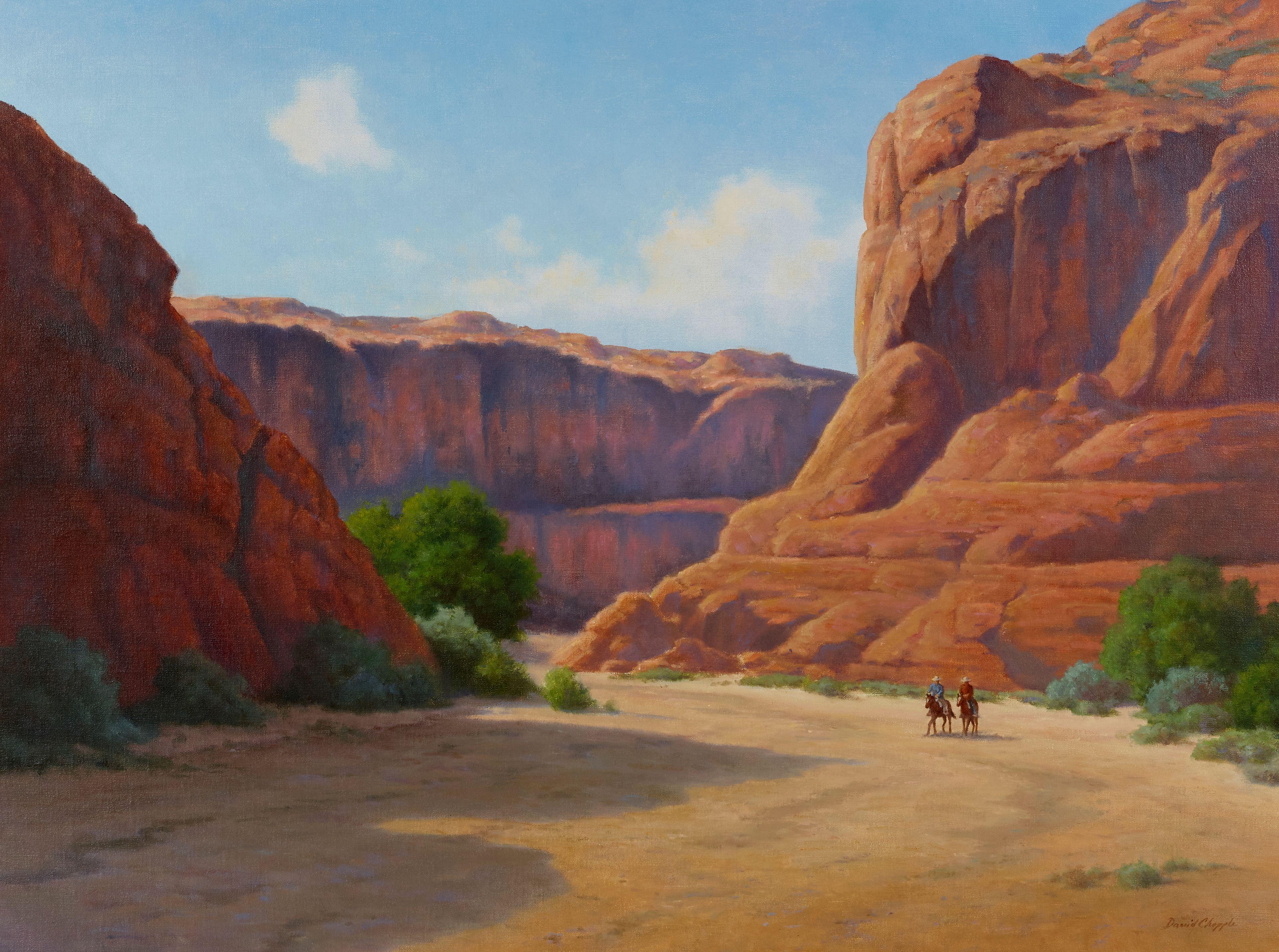 David Chapple - Canyon Shadows 30 x 40 in. framed 38 x 48 in.