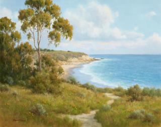 David Chapple - Coastal Path 24 x 30in