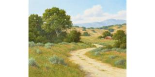 David Chapple - The Back Road 22 x 29 in. framed 30 x 36 in.