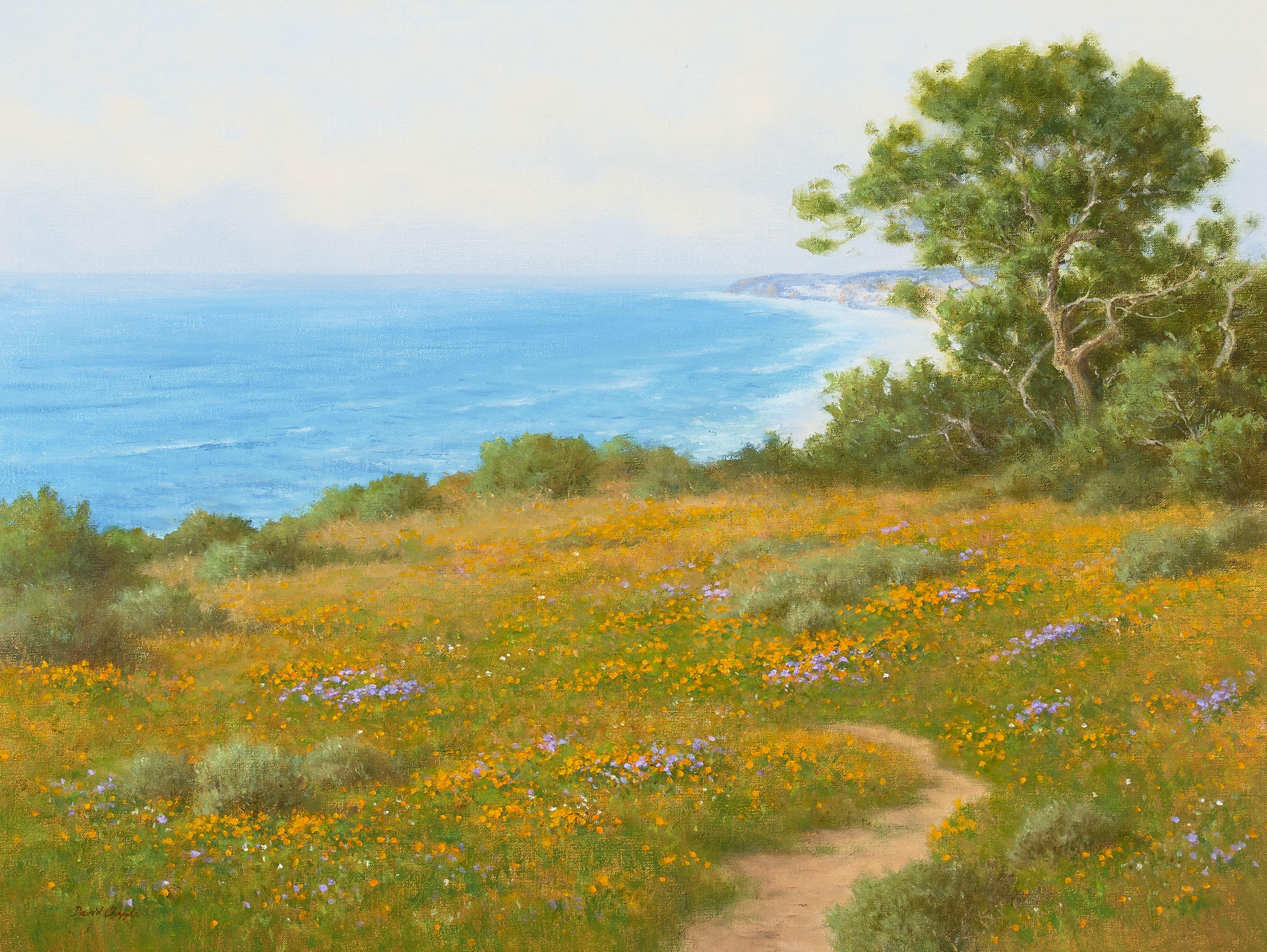 David Chapple - Torrey Pines Bloom 24 x 32 in. framed 32 x 40 in.