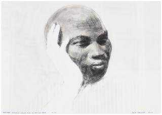 David Claerbout - White Hand Supporting a Black Head