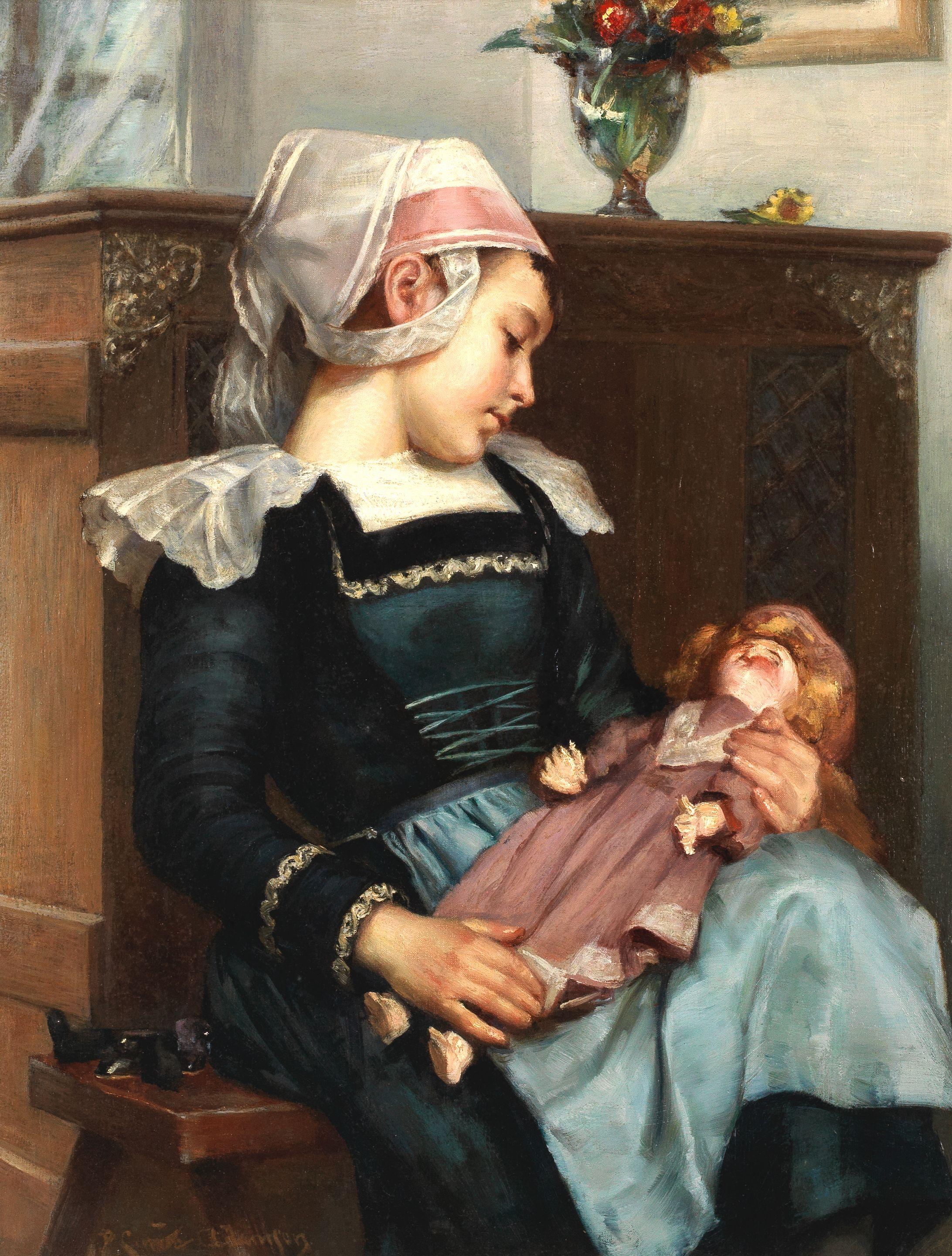 David Comba Adamson - A Breton girl