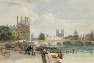 David Cox, Jun., A.R.W.S. - On The Seine, Paris