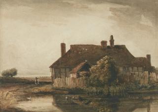 David Cox, R.W.S. - A Farm In Open Country