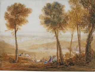 David Cox, R.W.S - An Extensive View From Wyndcliffe Looking Across The Severn Estuary Towards England  