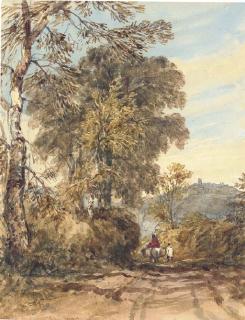 David Cox, Sen., O.W.S. - Dudley Castle From West Bromwich, West Midlands