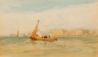 David Cox, Sen., O.W.S. - On the Thames at Greenwich