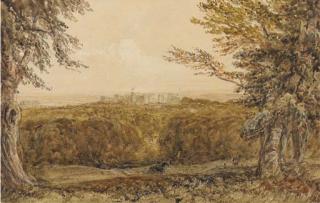 David Cox, Sen., O.W.S. - Windsor Castle from the Great Park