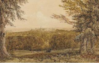David Cox, Sen., O.W.S. - Windsor Castle From The Great Park