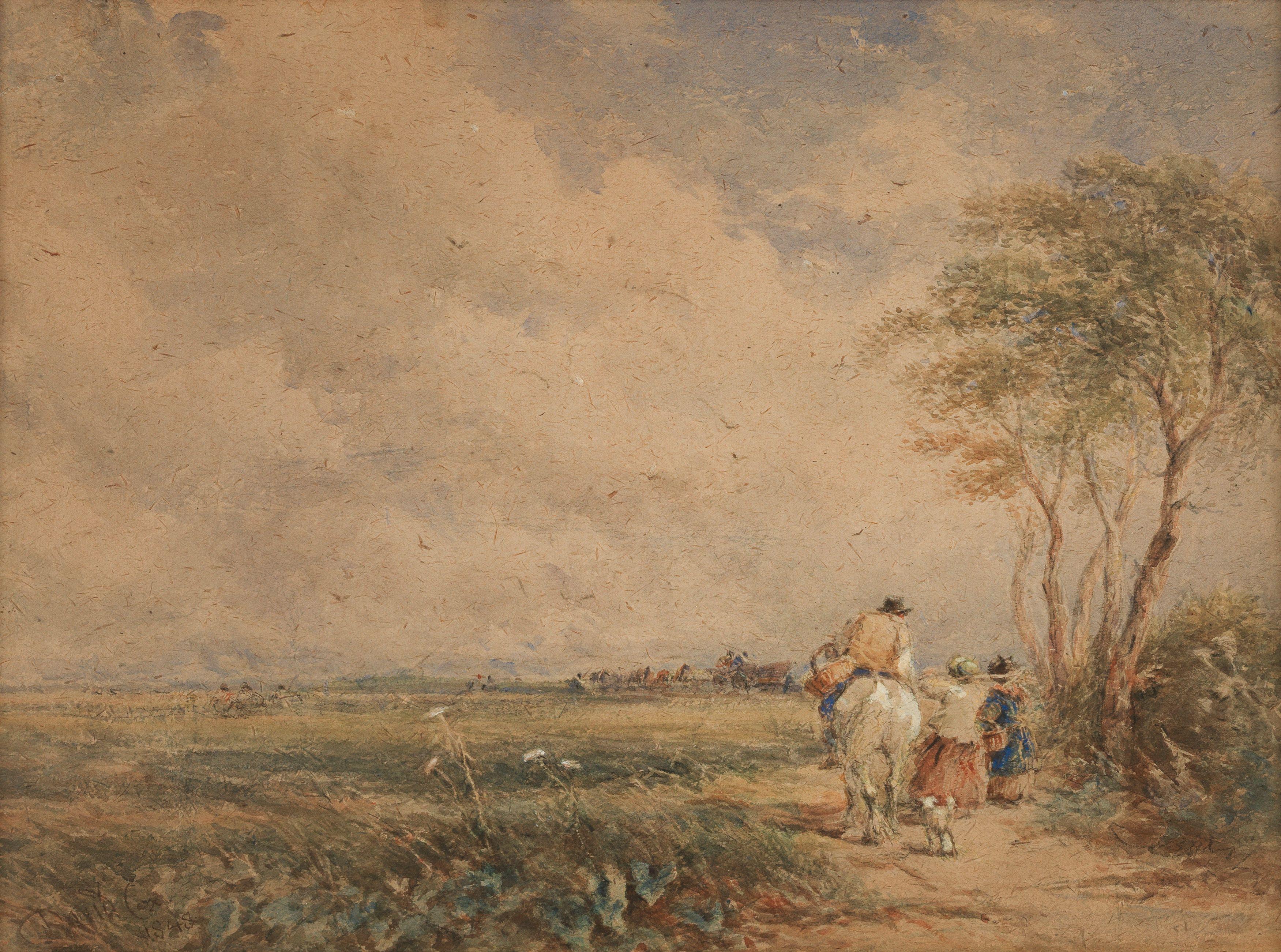 David Cox Snr. O.W.S. - Going to the hayfield