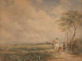 David Cox Snr. O.W.S. - Going to the hayfield