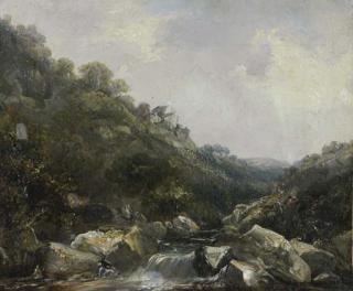 David Cox The Elder - Water Rapids