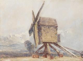 David Cox - A Windmill In A Landscape
