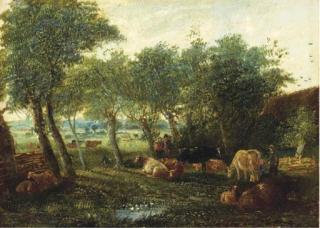 David Cox - Ferme dans le Hampshire