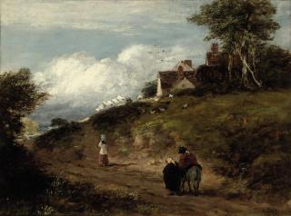 David Cox - Hanging out clothes