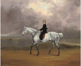 David Dalby - Thomas Dicksan, Aged 8, On His Favourite Pony Wendlestone, In A Landscape