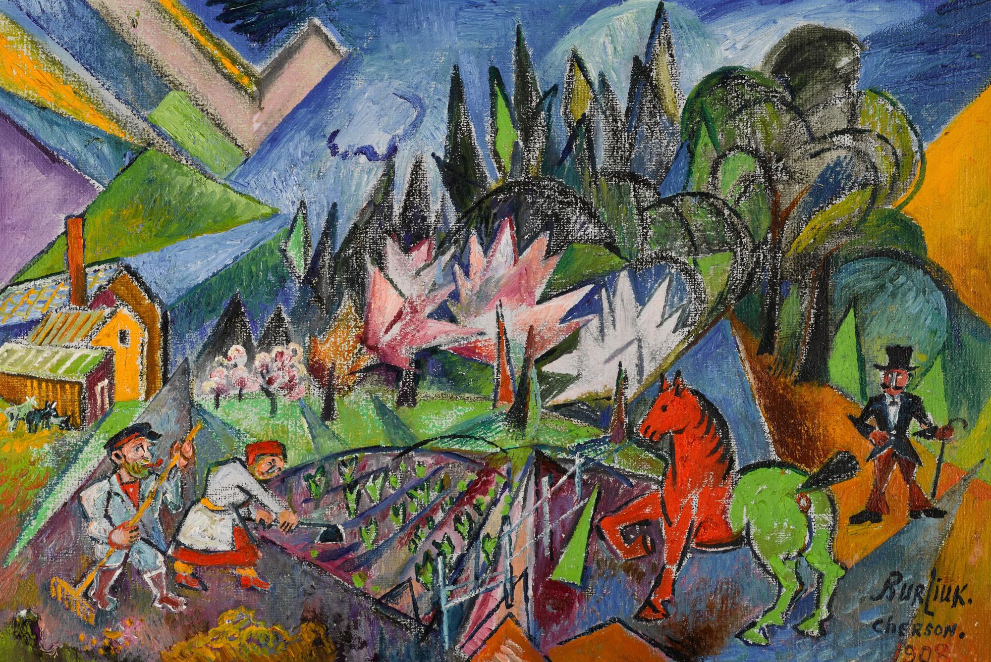 David Davidovich Burliuk - Farm