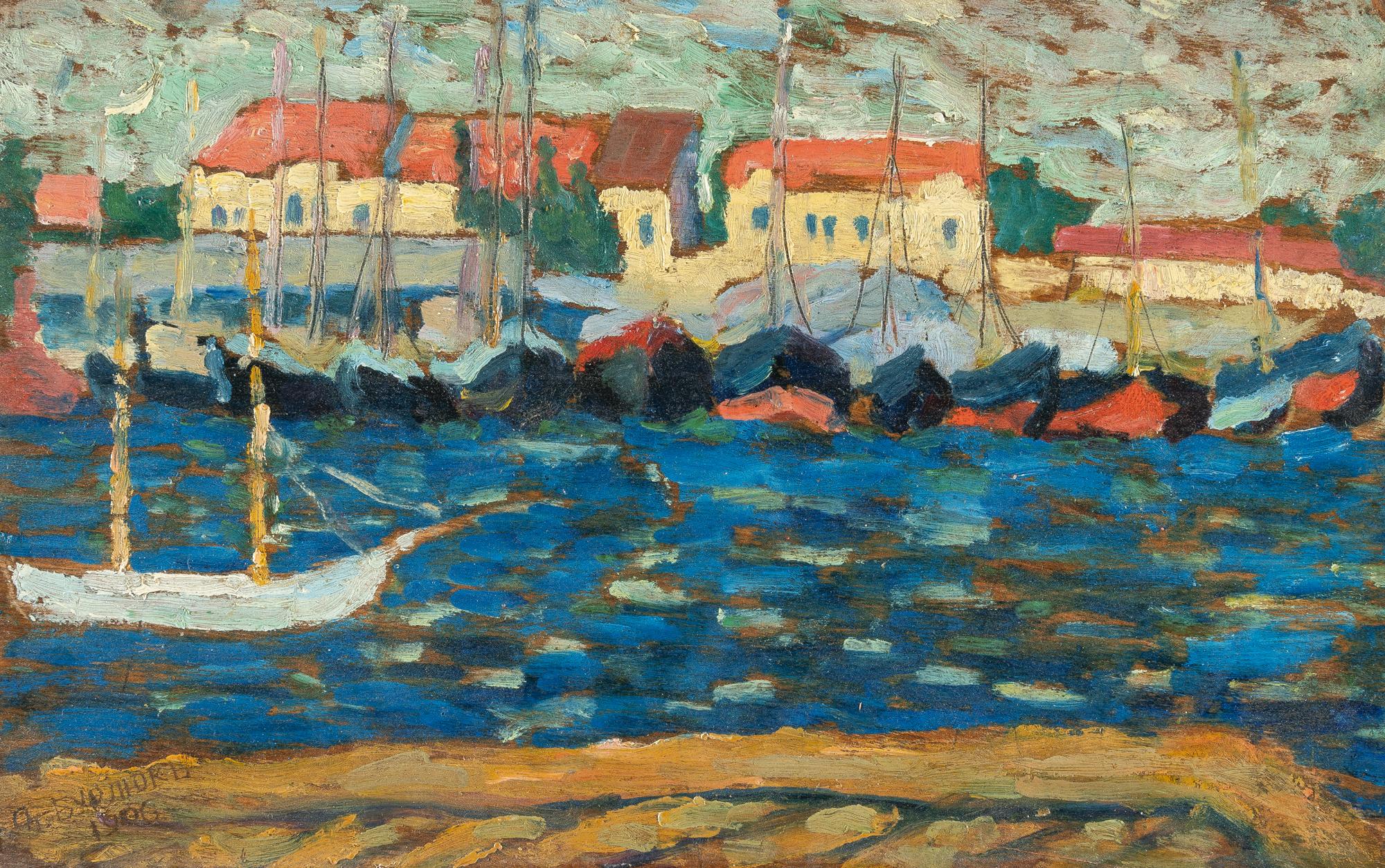 David Davidovich Burliuk - Hafen