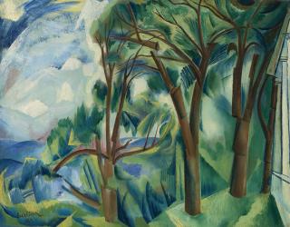 David Davidovich Burliuk - Landscape