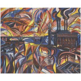 David Davidovich Burliuk - Power Station On The Harlem River