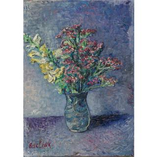 David Davidovich Burliuk - Russian Vase Of Flowers