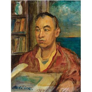 David Davidovich Burliuk - Self Portrait