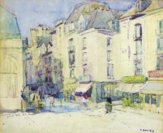 David Davies - Streetscene, Dieppe