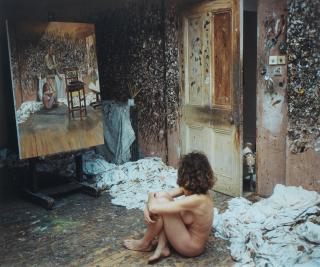 David Dawson - A model and Eli in Freud\'s studio