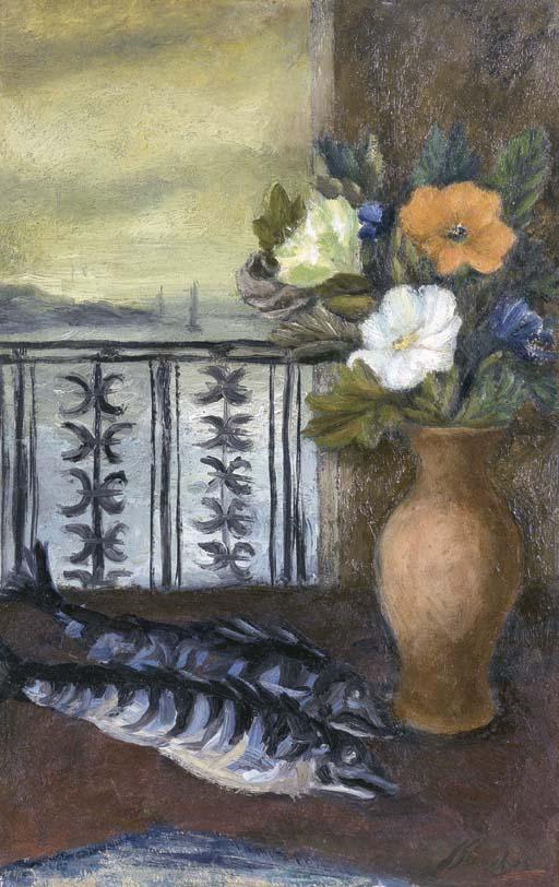 David Edgar Strachan - Still Life with Fish