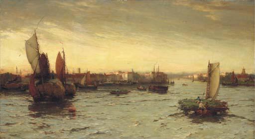 David Farquharson, A.R.A., R.S.W. - The Morning Breeze, Dordrecht