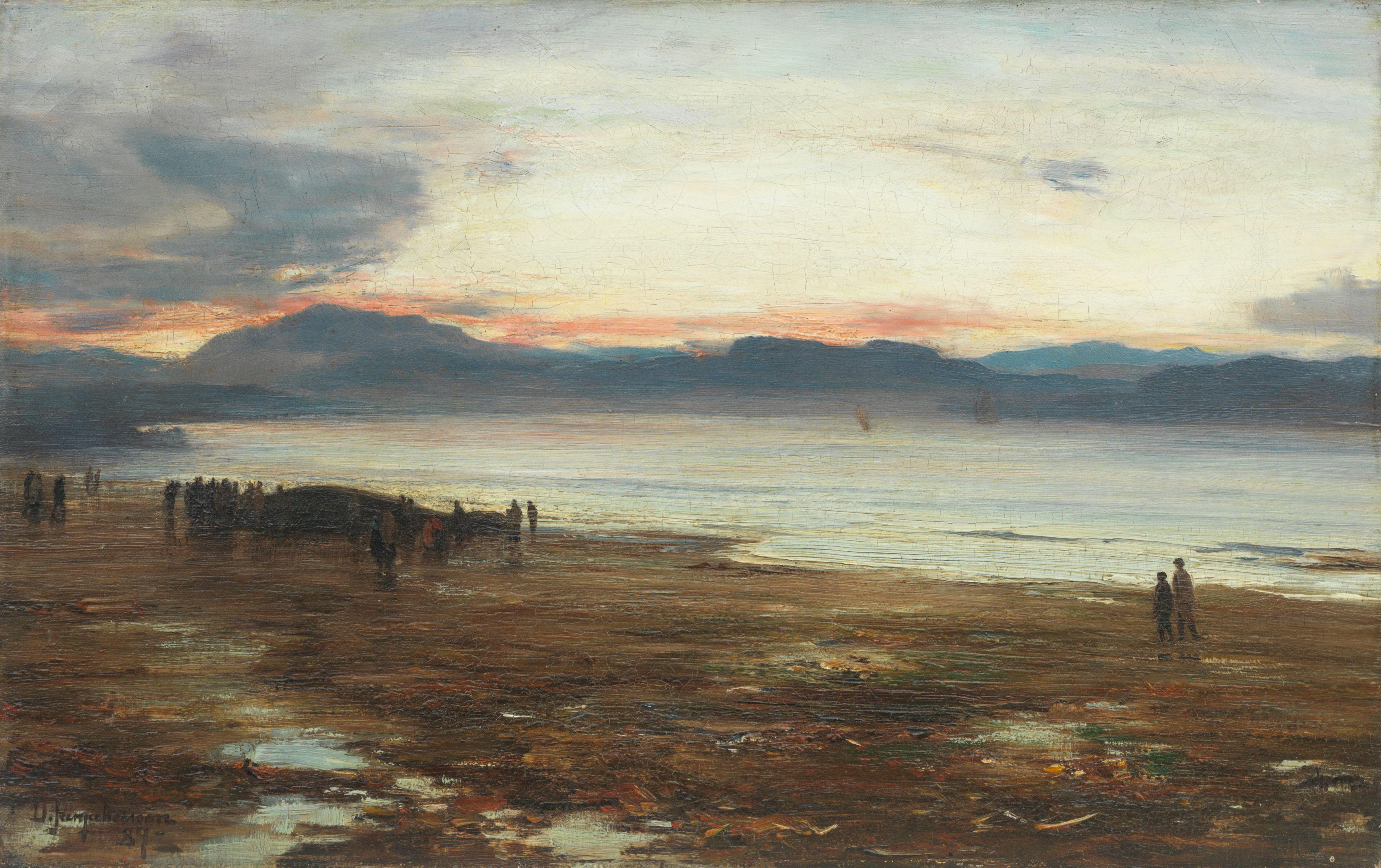 David Farquharson ARA ARSA RSW ROI - Whale shore - Beauly Firth