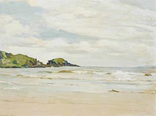 David Forrester Wilson, R.S.A. - Islay beach, Inner Hebrides, Scotland