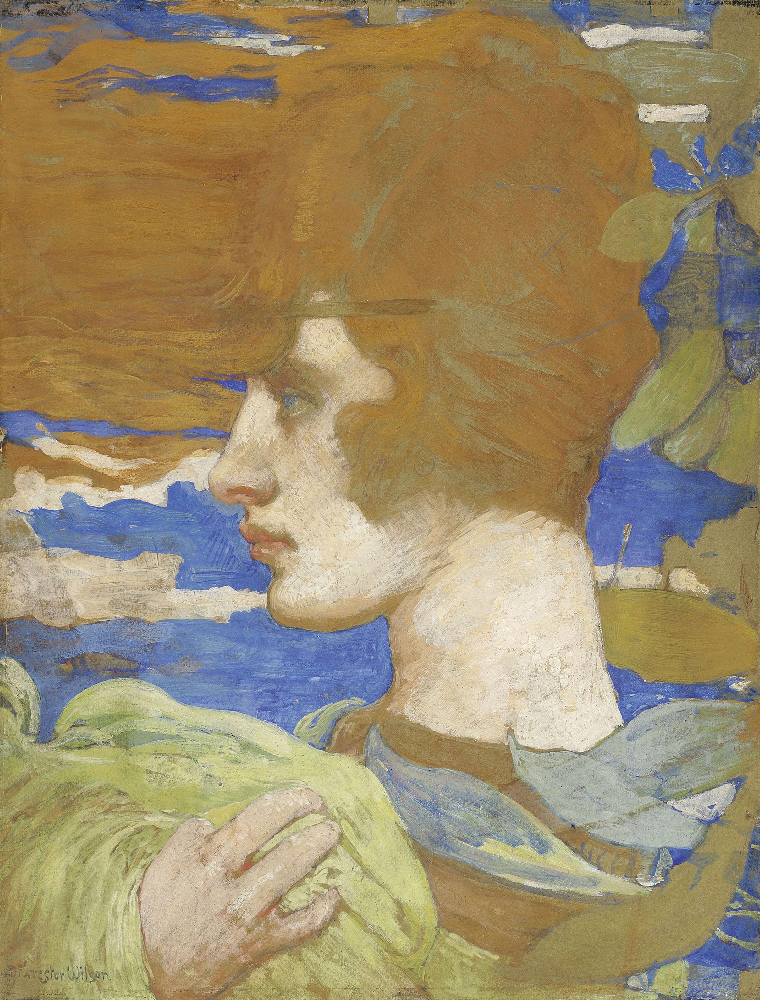 David Forrester Wilson, R.S.A. - Wind