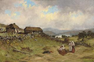 David Fulton, R.S.W. - Harvesting On The West Coast