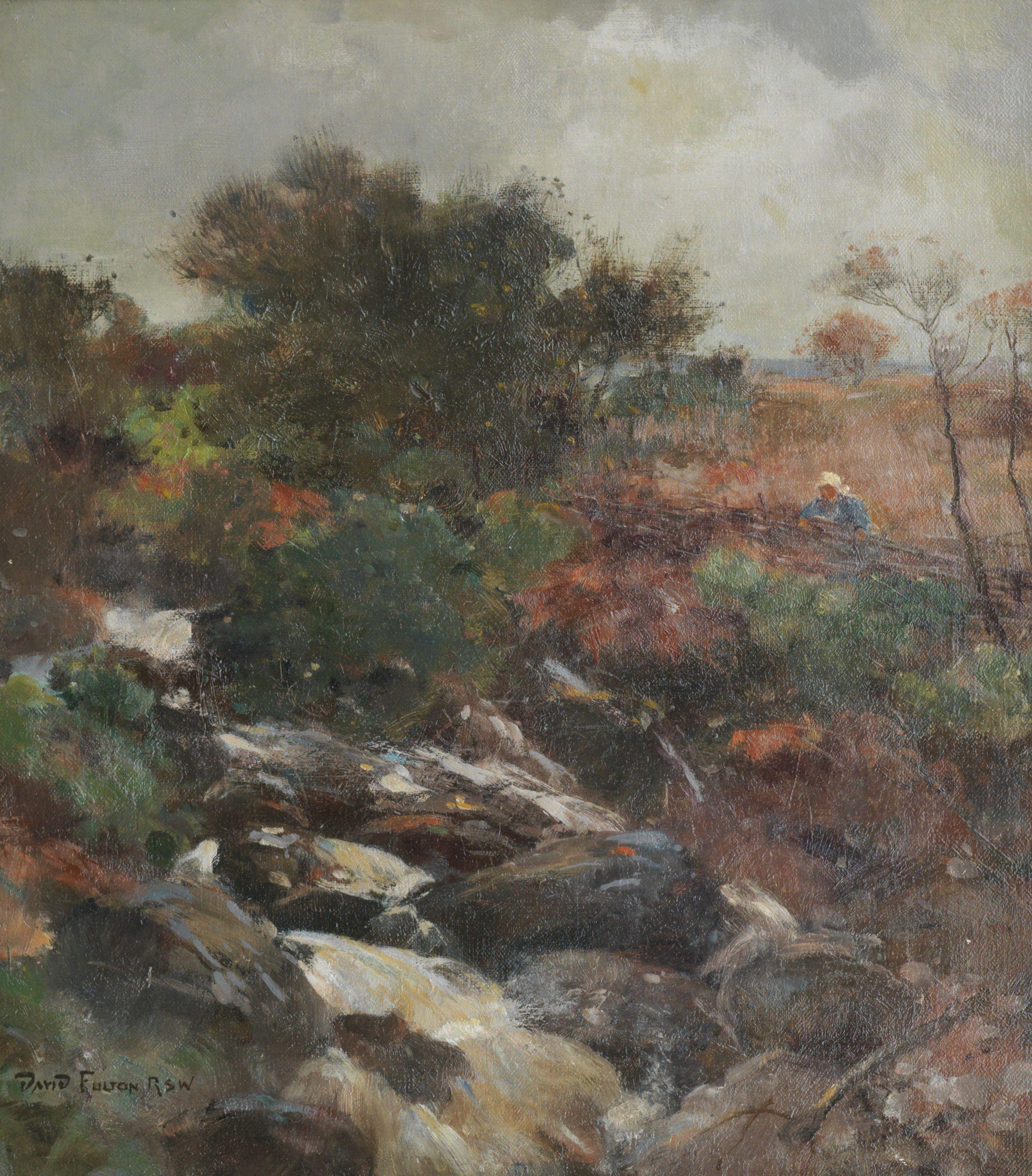 David Fulton, RSW - By the stream