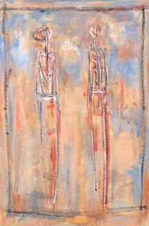 David G Rankin - Two Figures Walking
