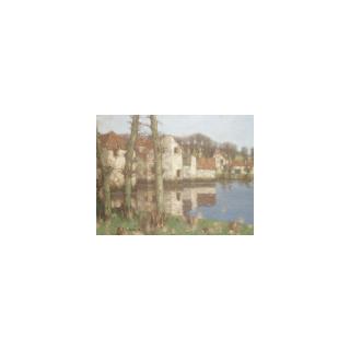 David Gauld, R.S.A. - Autumn Light, Normandy