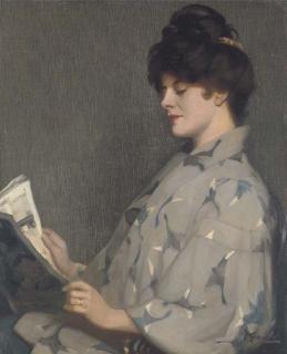 David Gauld, R.S.A. - Portrait of Irene Vanburgh