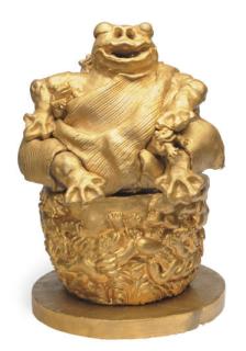 David Gilhooly - Tantric Frog Buddha Camping Out