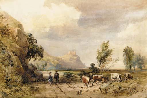 David Hall Mckewan, N.W.S. - Harlech Castle, North Wales