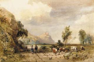 David Hall Mckewan, N.W.S. - Harlech Castle, North Wales