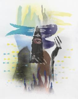 David Hammons - Untitled (Body Print)