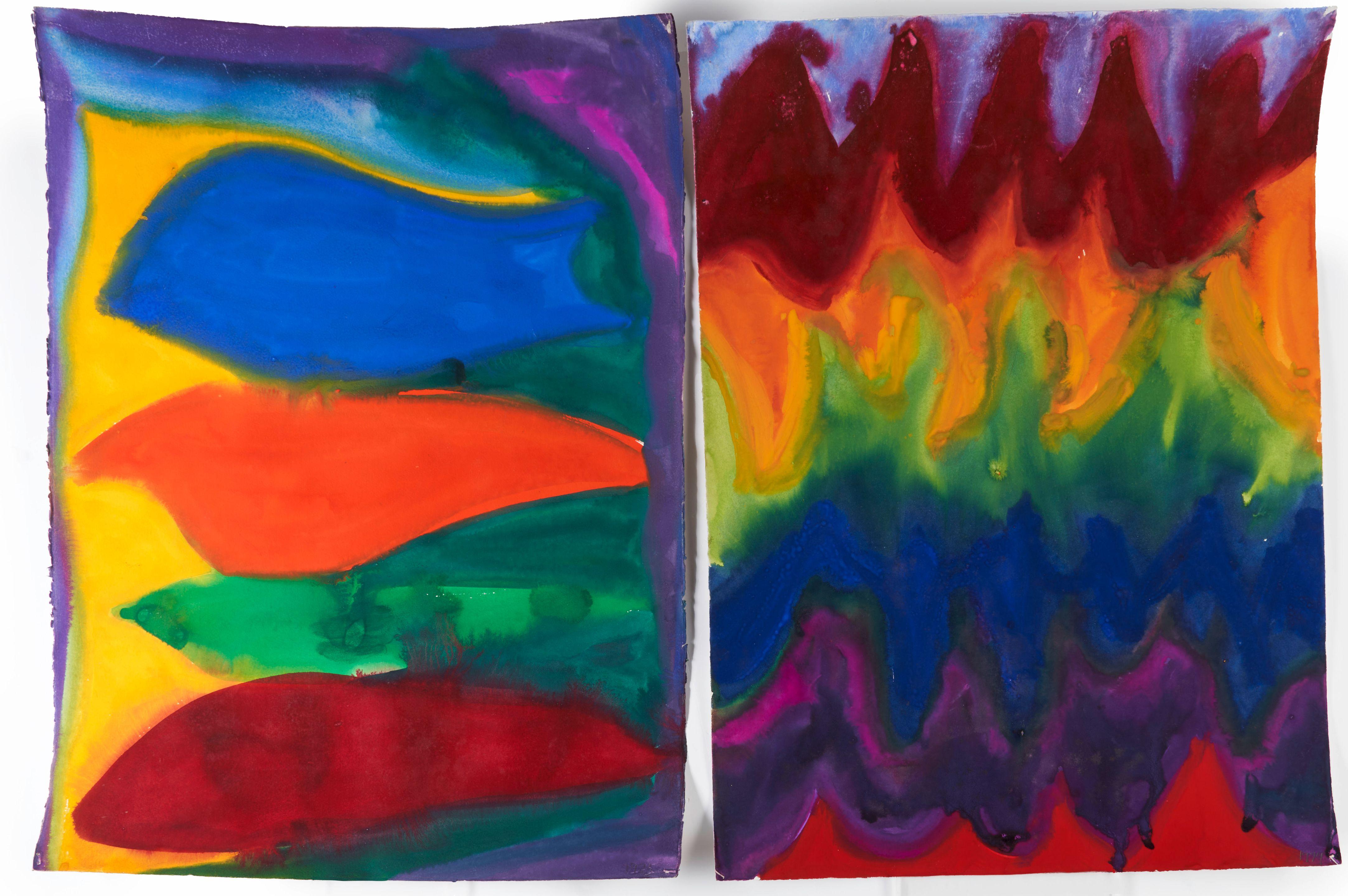 David Hayes - Two Abstract Works on Paper