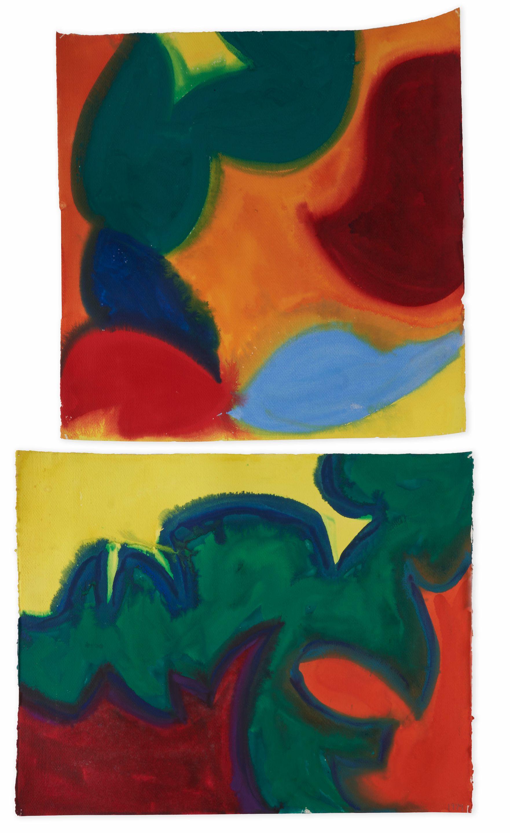 David Hayes - Two Abstract Works on Paper