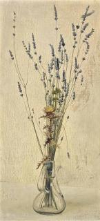 David Hill - Wheat in a Glass; Hors d\'Oeuvre; Roses in a vase