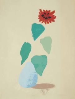 David Hockney, O.M., C.H., R.A. - Sunflower (Paper Pool I)