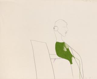 David Hockney R.A. - Green woman