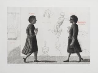 David Hockney R.A. - Homage to Michelangelo, from \'Omaggio a Michelangelo\'