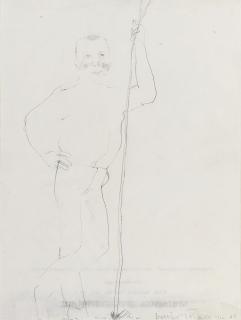 David Hockney, R.A. - Portrait of Richard Buckle